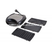 S/S 3 in1 changeable sandwich/waffle/grill maker