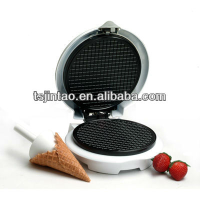 Ice cream waffle cone maker with regulator