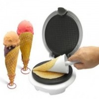 Home use portable ice cream waffle cone maker